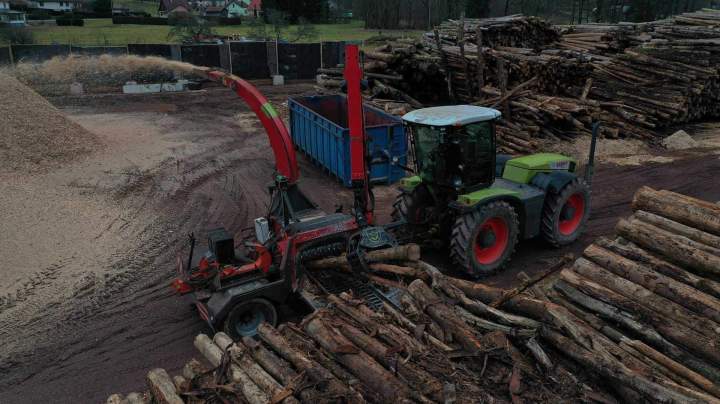 Livraison grume chauffage Gerbamont