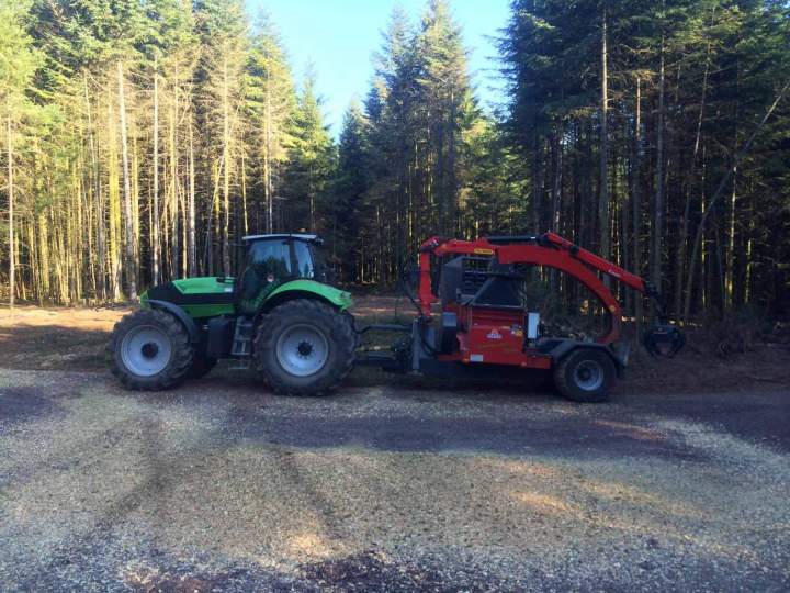 Broyage de bois pour chauffage Gerbamont