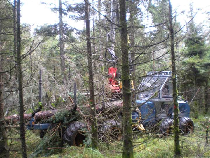 Travaux de débardage forestier Gerbamont