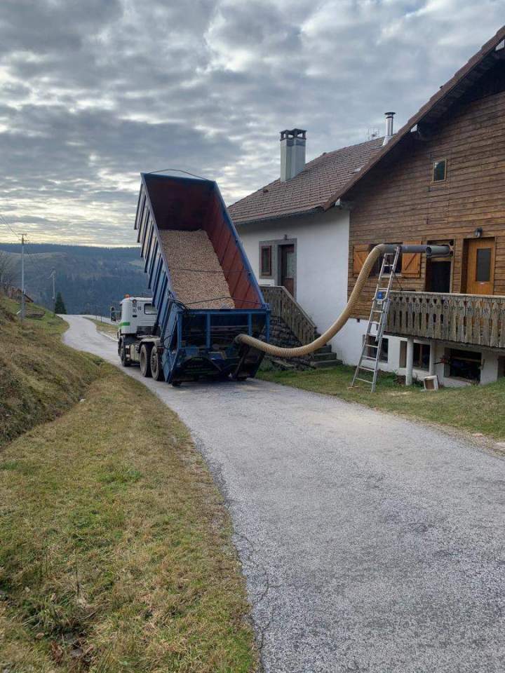 Livraison plaquettes Gerbamont