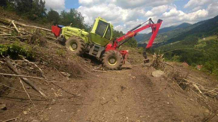 Travaux de débardage forestier Gerbamont
