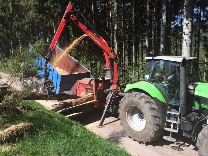 Broyage de bois pour chauffage Gerbamont