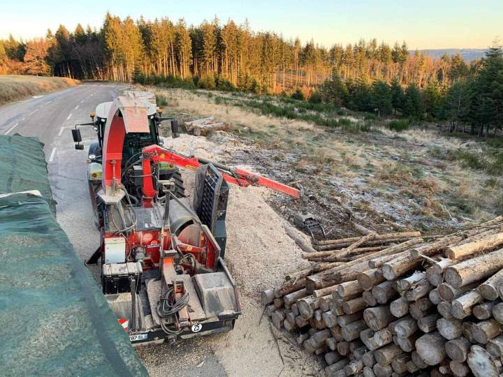 Service de broyage de bois Gerbamont